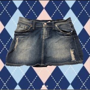 Y2k Jean Mini Skirt